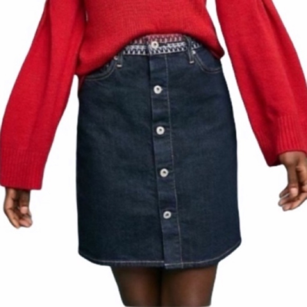 Levi’s Made And Crafted High-Rise Denim Skirt